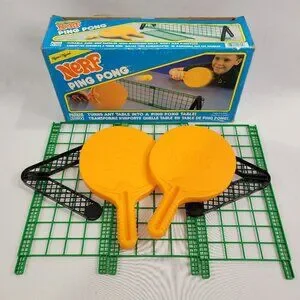 Nerf Toys Nerf Vintage 982 Ping Pong Game By Parker Brothers